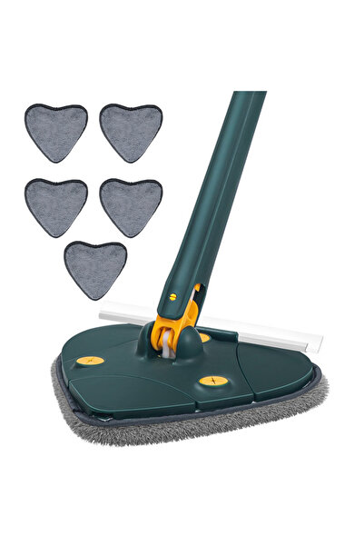 Teno Mop cu cap în formă de inimă, rotație 360 ​​de grade, telescopic, curăța...
