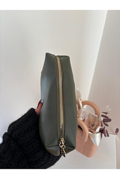 Laletto Büyük Çantalar İçin Suni Deri Yavru Çanta Makyaj Çantası