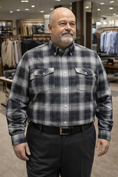 DENİZLİFE Double Pocket Oversized Dad Shirt