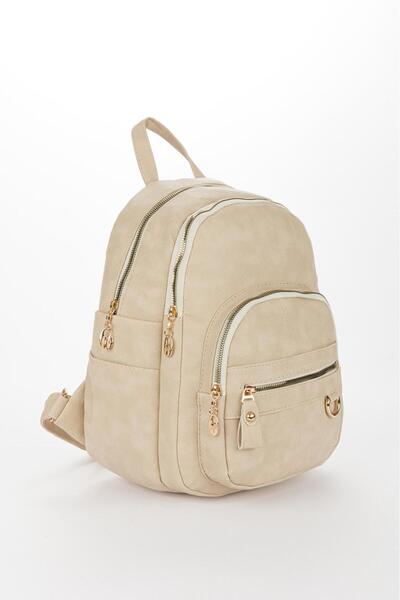 samilon KREM YIKAMALI SIRT ÇANTASI