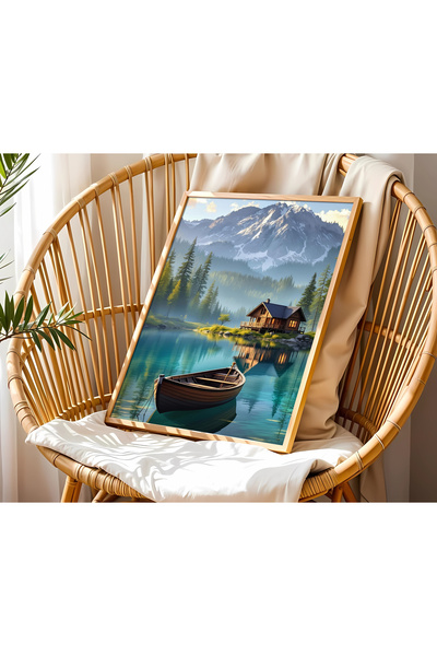 alphobitasarım Fereastră care se deschide spre albastru - Pictură decorativă ...