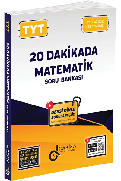 Karekök Yayınları Dakika TYT 20 Dakikada Matematik Soru Bankası