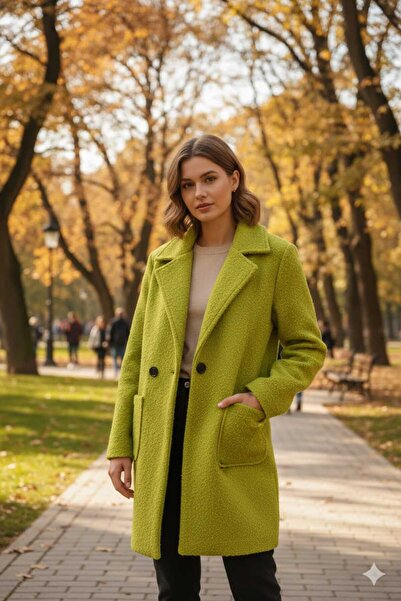 Hakko معطف نسائي قطيفة