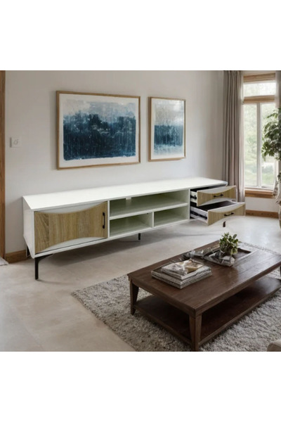 Tasamem Dafia طاولة شاشة مقاس 45*40*180 سم