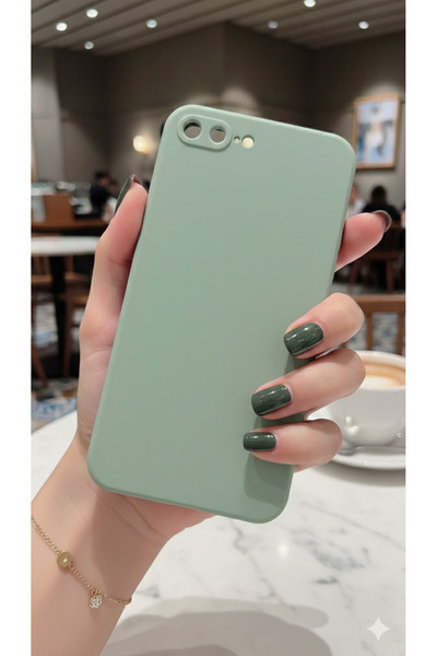TechTrove Apple iPhone 7 Plus - 8 Plus İçin Uyumlu Içi Kadife Leke Tutmaz Kam...