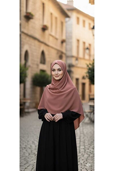 FRESCO SCARFS حجاب تيسيتير من حرير المدينة المصري، وشاح 110×110 بلون عاري