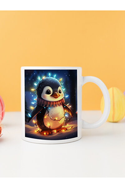 Velorina Penguin Animal Illustrated New Year's Cup, Gift