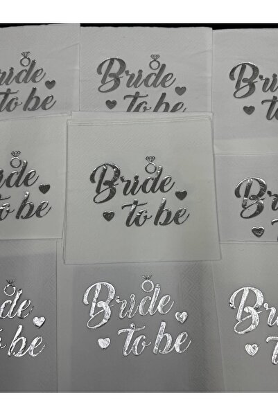SırmalıHome Bekarlığa Veda Partisi için Baskılı Peçete 16 Adet 'Bride To Be' ...