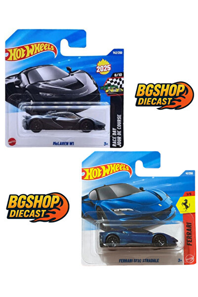 HOT WHEELS Mclaren W1 - Ferrari SF90 Stradale