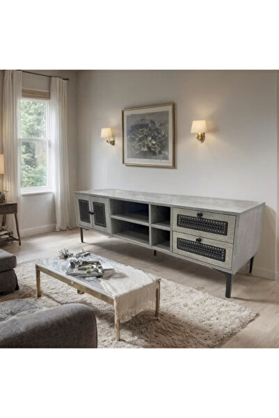 Tasamem Dafia طاولة بلازما خشب مقاس 45*40*140 سم