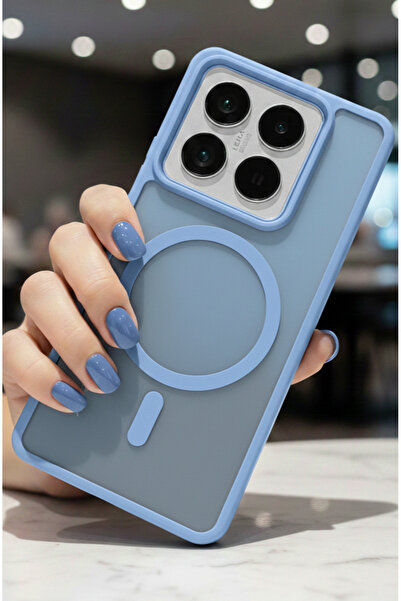 Hatreds Xiaomi Mi 14T Pro Uyumlu Kılıf Renkli Buzlu Tasarım Sararmaz Magsafe ...