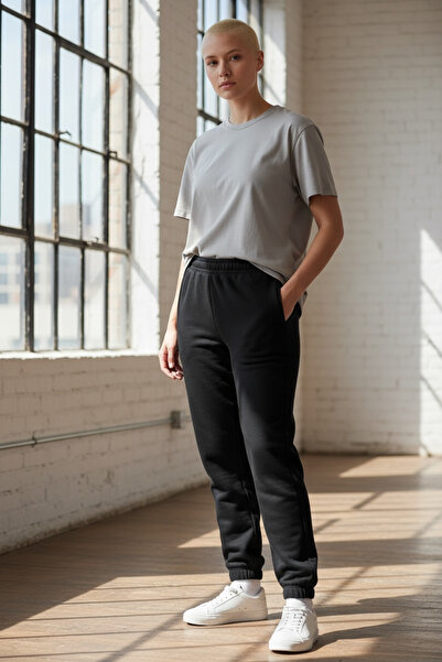 LELVANİ 3 Yarn Jogger Casual Trackpants