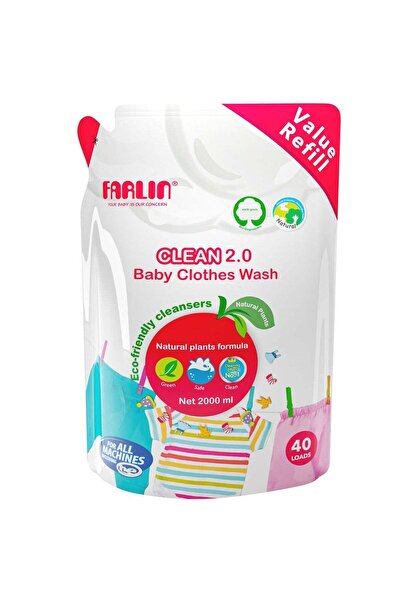 FARLİN عبوة إعادة تعبئة منظف ملابس الأطفال 2000 مل