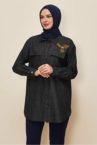 Alvina Short Detailed Shirt Tunic 46023