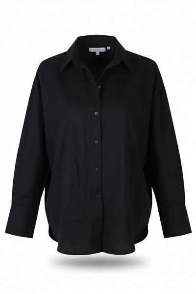 trender 26YW29000007 قميص نسائي أسود 16-7422