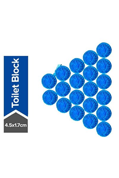BSMBIOO 20 قطعة من مكعبات تنظيف خزان المرحاض Flushmatic باللون الأزرق، 4.5 × ...