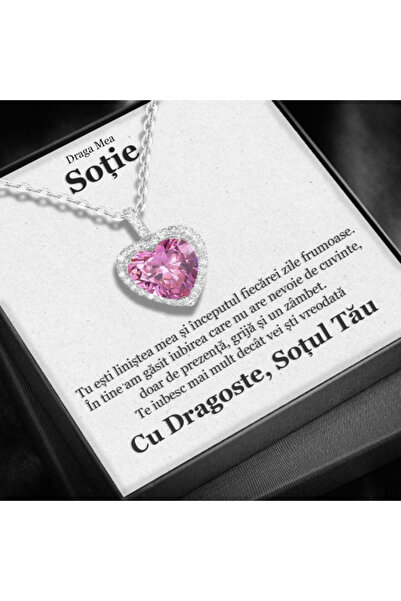 AVAMSI Wife Gift Set – Rhodium-plated 925 Silver Pink Pearl Pendant Necklace