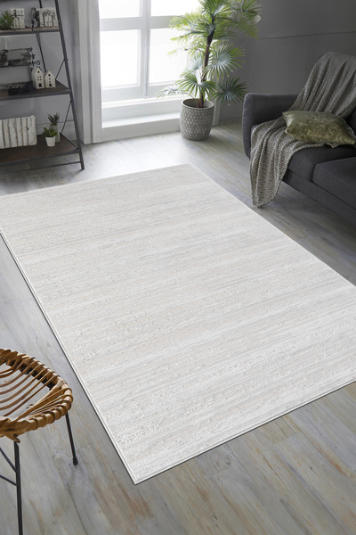 ANUTYA HOME Krem Yumuşak Bohem Özel Kesim Koridor Mutfak Salon Balkon Tozumay...