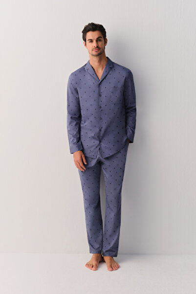 SUWEN Treasure Night Erkek Maskülen Pijama Takımı