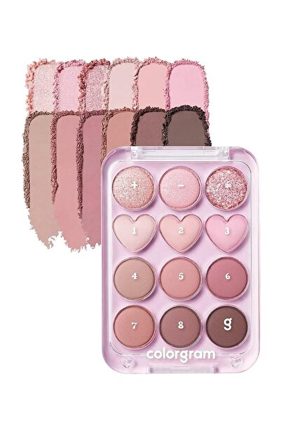 Saharaz Pin Point Eyeshadow Palette, Glitter, Shimmer Shades for Daily Makeup | K-Beauty Eye Palette