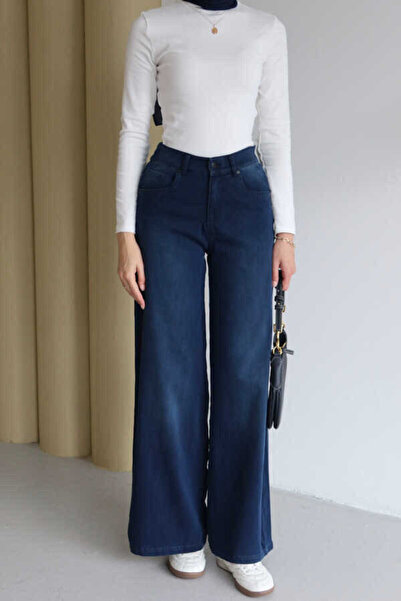 Neways 1152- Denim Bol paça Pantolon Lacivert