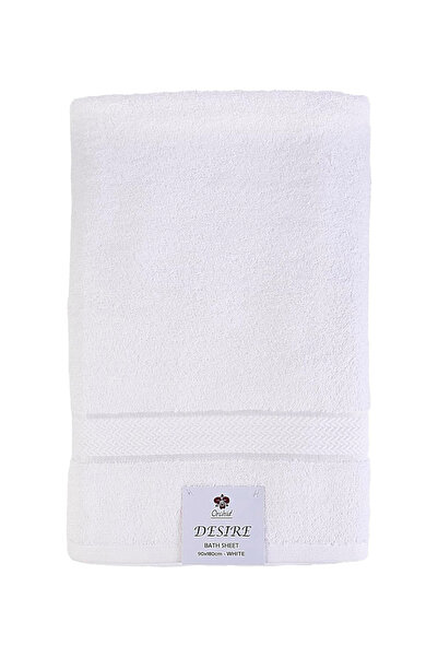 Orchid By Styli ملاءة حمام بيضاء 89 × 178 سم