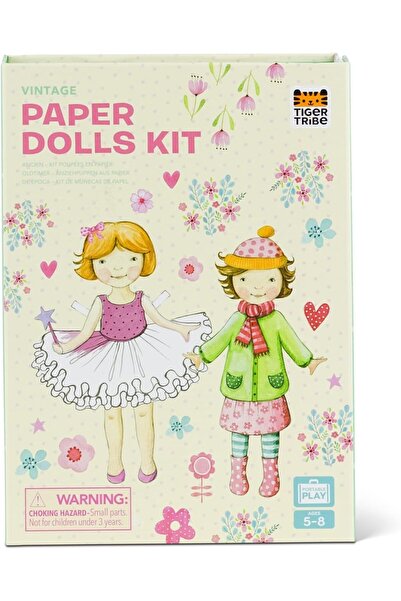 TIGER TRIBE مجموعة شيلينغ لصنع الدمى الورقية، فن وحرف يدوية عتيقة، أبيض، قطعة...