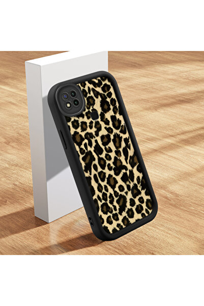 Hontinga Xiaomi Redmi 9C Uyumlu Kaplan Deseni Yumuşak Silikon Düşüme önleyici...