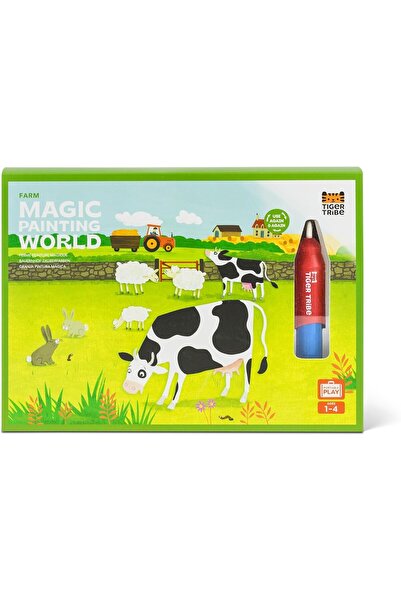 TIGER TRIBE مجموعة من 4 لوحات سحرية من عالم المزرعة، مثالية للأطفال من عمر 5 ...