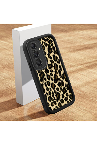 Hontinga حافظة هاتف بسيطة متوافقة مع سامسونج جالاكسي A25 بنمط النمر من السيلي...