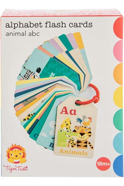 TIGER TRIBE 10704 Flash Cards, Animal ABC Learning Toy