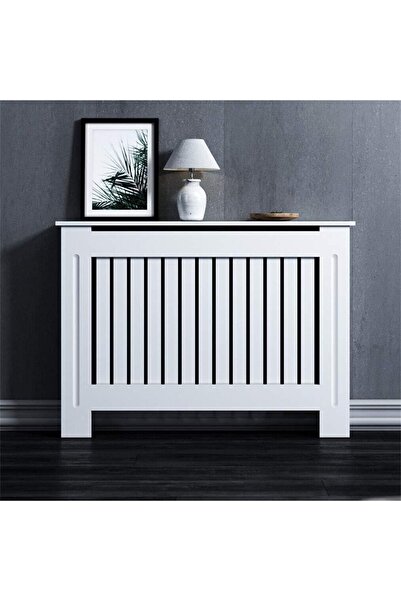 MAPROFI Panou decorativ- Masca calorifer, lemn MDF alb lucios M