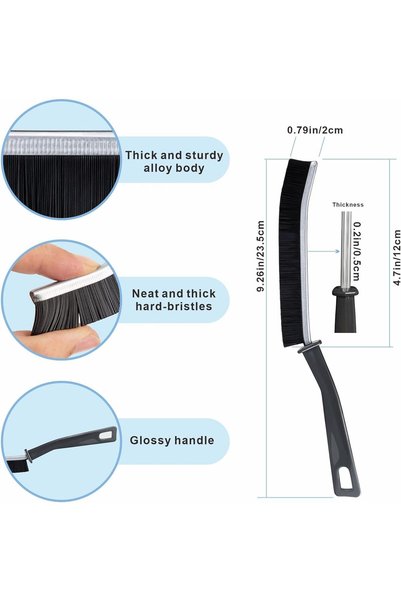 ChicAbode Hard Bristle Crevice Cleaning Brush