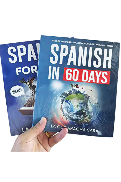 Choice1 2 Books Spanish in 60 Days / Spanish for Real Speak Just Like The Lal...
