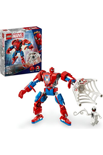LEGO Oyuncak Örümcek Adam Robotu, Anti Venom’a Karşı İnşa Edilebilen Oyuncak Figür Seti 76308 (107 P