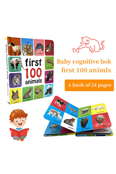Choice anime book "1–100 Animals" — An educational coloring book for preschoo...