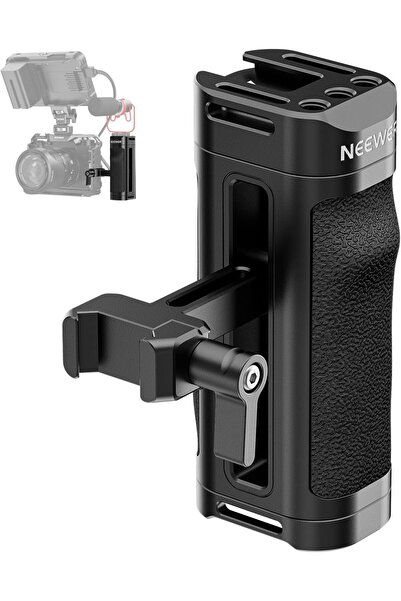NEEWER مقبض جانبي صغير من نوع NATO، مقبض جانبي خفيف الوزن لقفص الكاميرا