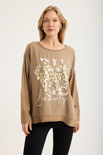 HomeStore Επιχρυσωμένη Μπλούζα Καρδιά Pure