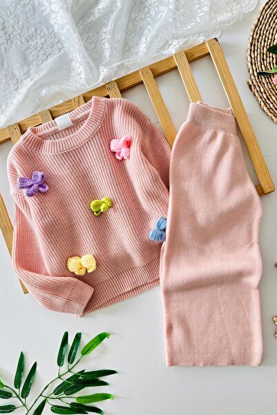 Minigimin Cicileri Set de tricotaje pentru fetiță Miniğimin Cicileri, cu deta...