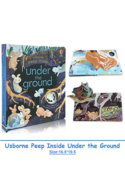 Choice كتاب "تحت الأرض" من أوسبورن، كتاب مصور للأطفال، ثلاثي الأبعاد، قابل لل...