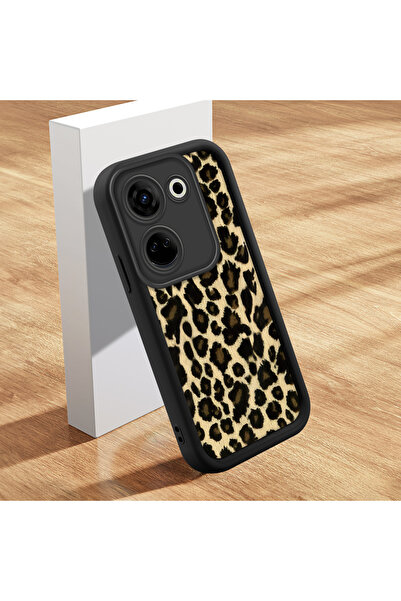 Hontinga حافظة هاتف بسيطة من السيليكون الناعم بنمط النمر متوافقة مع هاتف Tecn...