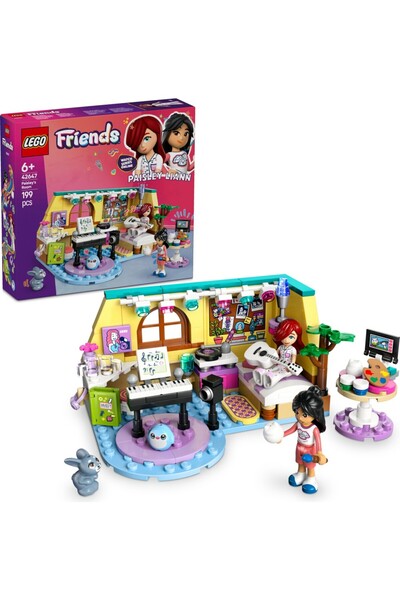 LEGO Oyuncak Friends Paisley’nin Odası 42647 - 6 Yaş ve Üzeri Çocuklar için Mini Bebek İçeren Yaratı