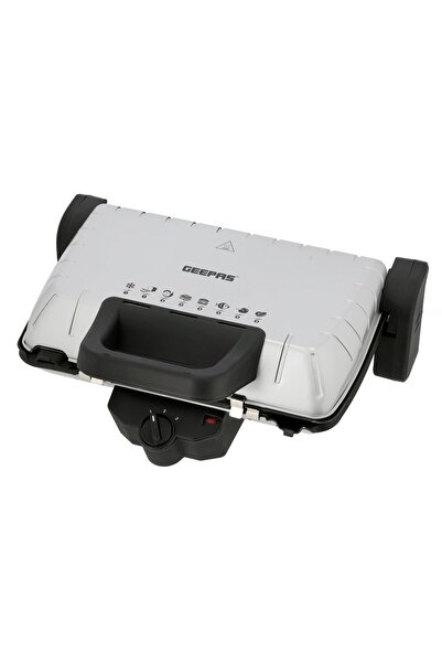 Geepas Geepas GGM5458 Electric Grill, 1600W, Non-stick Plates, Detachable Thermostat