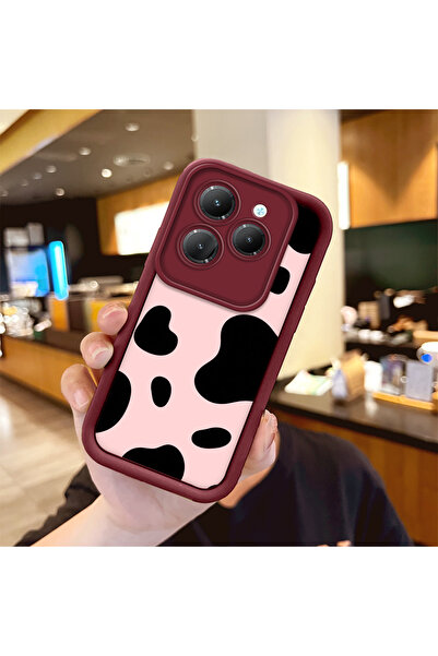 Hontinga حافظة ملونة من السيليكون متوافقة مع هاتف Infinix Hot 40/40 Pro، مقاو...