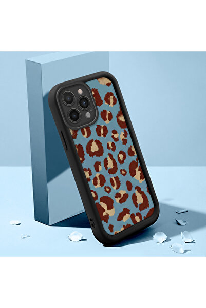 Hontinga حافظة هاتف بسيطة متوافقة مع iPhone 15 Pro Max بنمط النمر مصنوعة من ا...