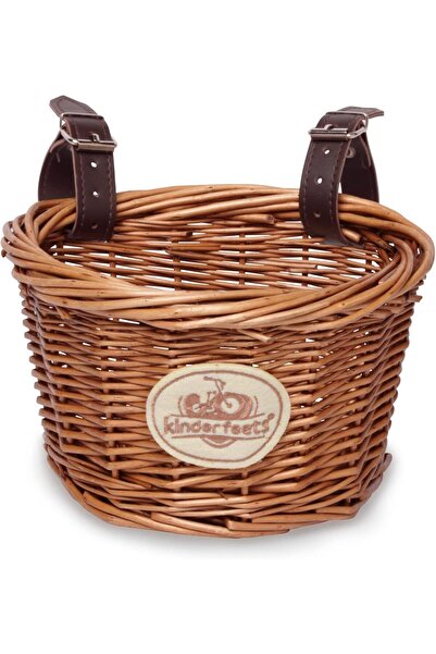 Kinderfeets سلة دراجة من الخوص