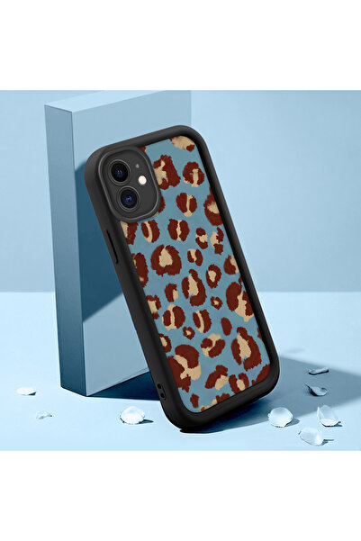 Hontinga حافظة هاتف بسيطة متوافقة مع هاتف iPhone 11 بنمط النمر من السيليكون ا...