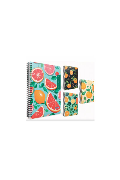 Gıpta Tarif Defteri Spiralli Sert Kapak 20X28Cm 120 Yaprak (Karışık Renk 1 Adet)