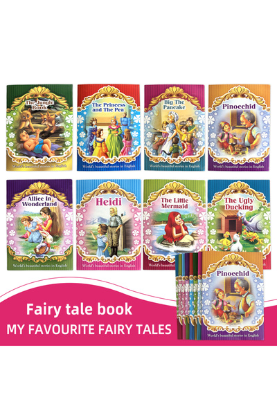 Choice مجموعة BK36386 من 8 كتب قصصية باللغة الإنجليزية، للأعمار من 3 إلى 6 سن...