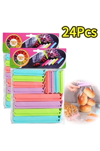 Choice1 2bags 12-60Pcs Portable New Kitchen Storage Food Snack Seal Sealing B...